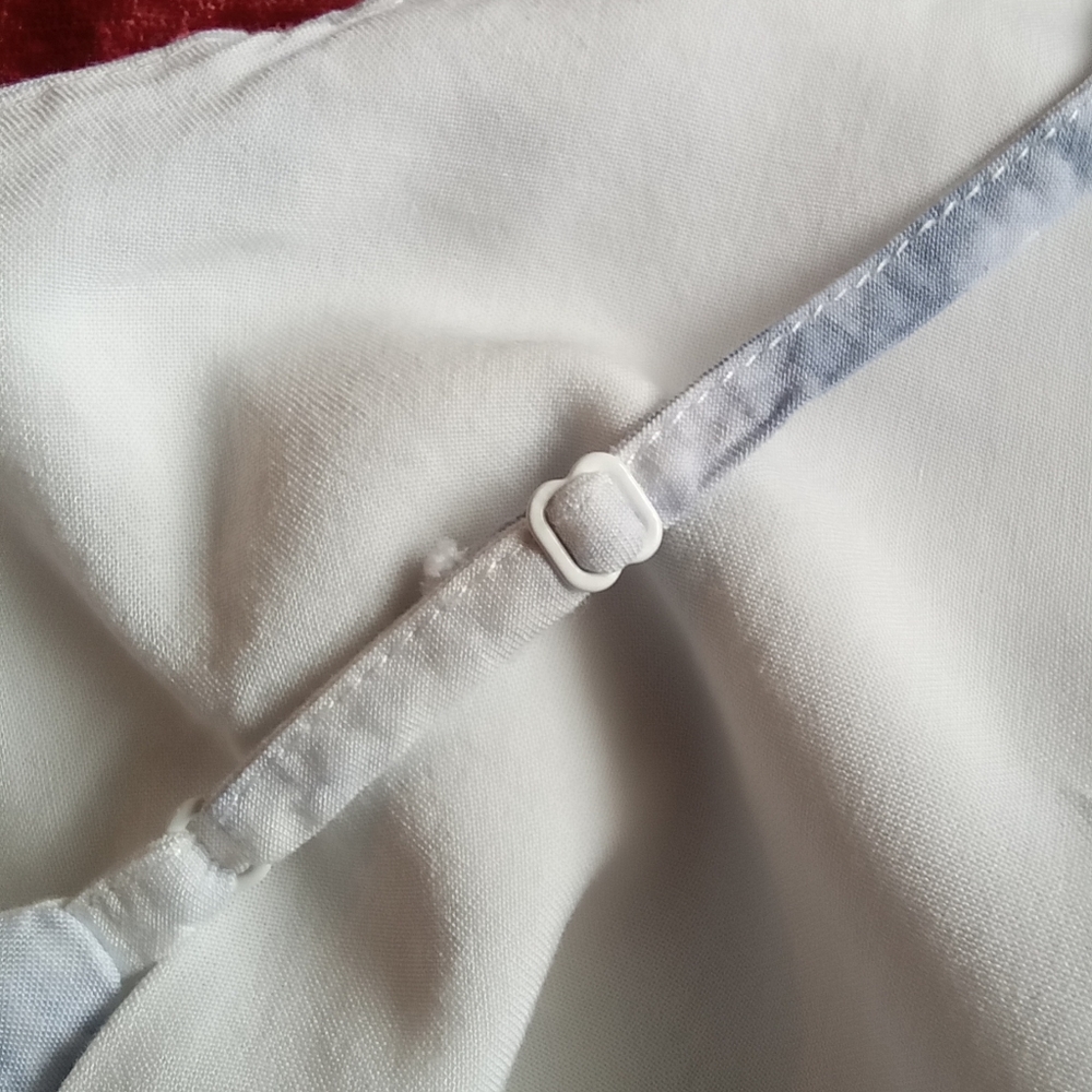 DOUBLE ZERO BLUE TIE-DYE L CAMISOLE BLUE/WHITE LINING - Picture 7 of 8